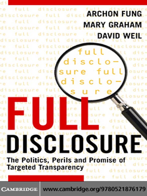 Title details for Full Disclosure by Archon Fung - Available